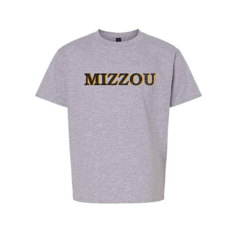 The Mizzou Block | Youth Sport Grey Tee