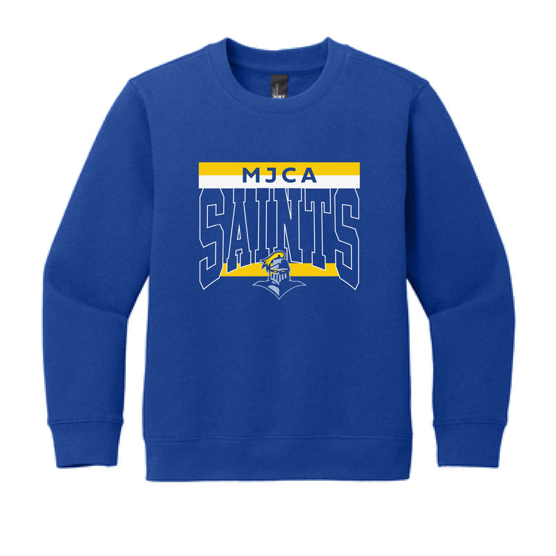 The MJCA Saints | Youth Deep Royal Fleece Crew