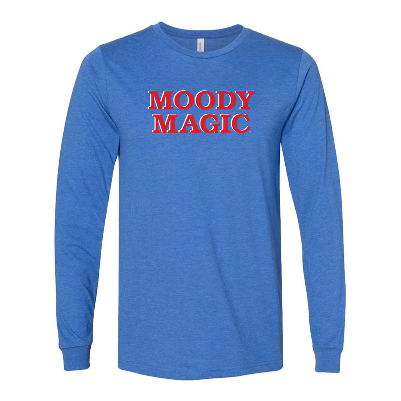 The Moody Magic Block | Heather True Royal Long Sleeve