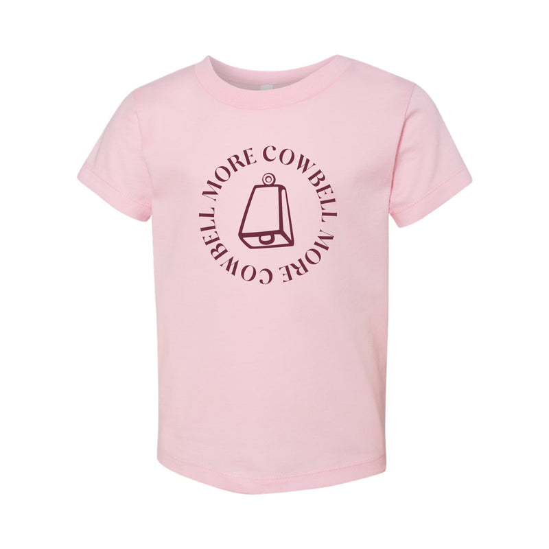 The More Cowbell Curve | Toddler Pink Tee