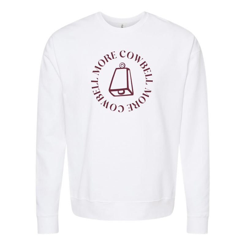 The More Cowbell Curve | White Sweatshirt