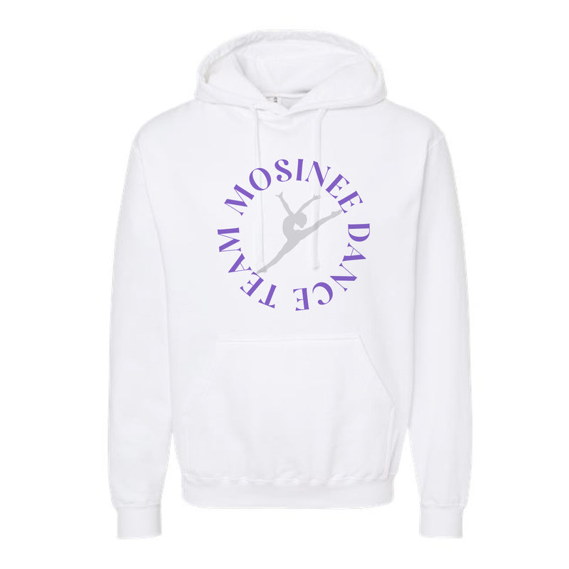 The Mosinee Circle | White Oversized Hooded Sweatshirt