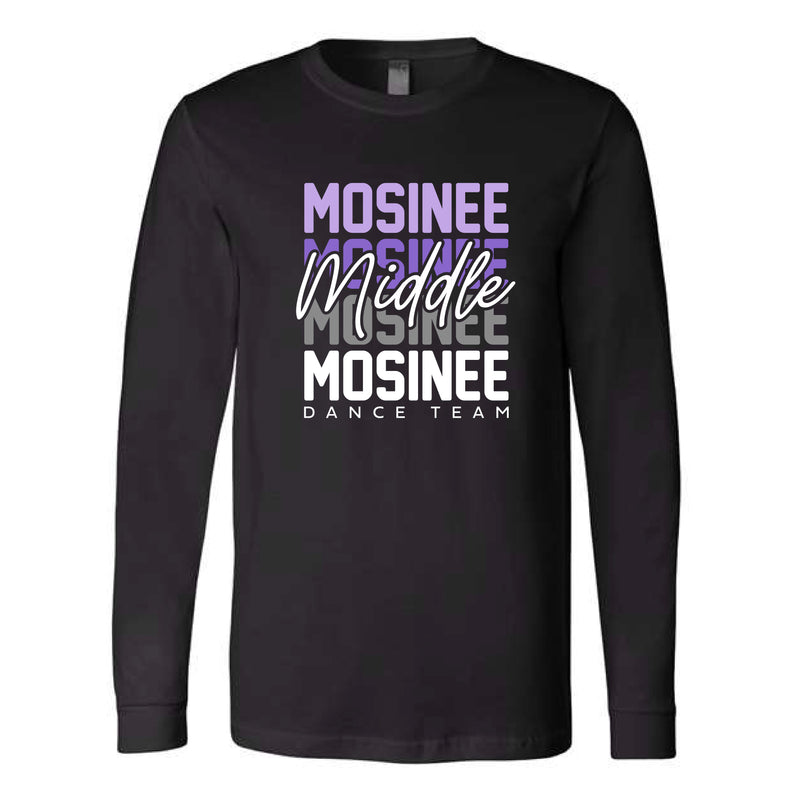 The Mosinee Repeat | Black Long Sleeve Tee