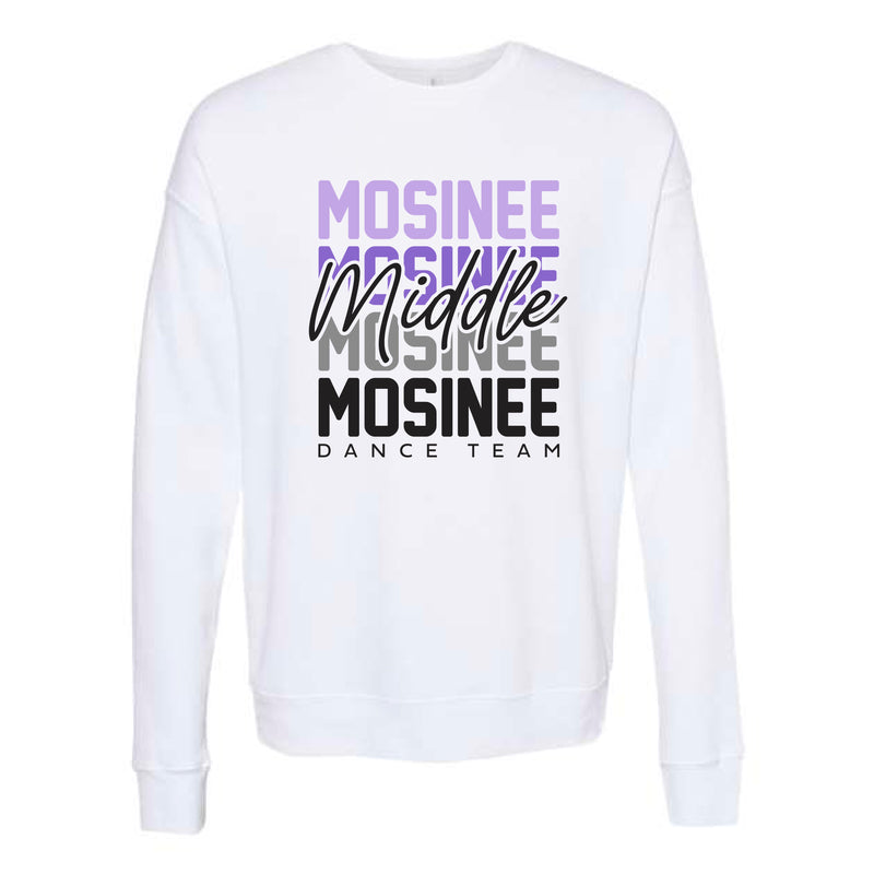 The Mosinee Repeat | White Crewneck Sweatshirt