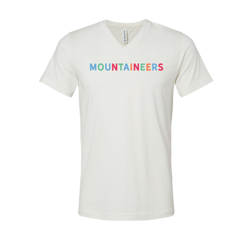 The Mountaineers Multi | Vintage White V-Neck