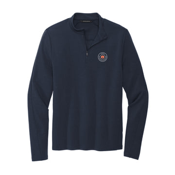 The MRED Circle | Adult Embroidered Navy 1/4-Zip Pullover