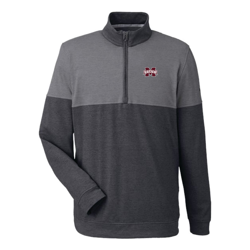The M State Logo | Puma Black/Quiet Shade 1/4 Zip