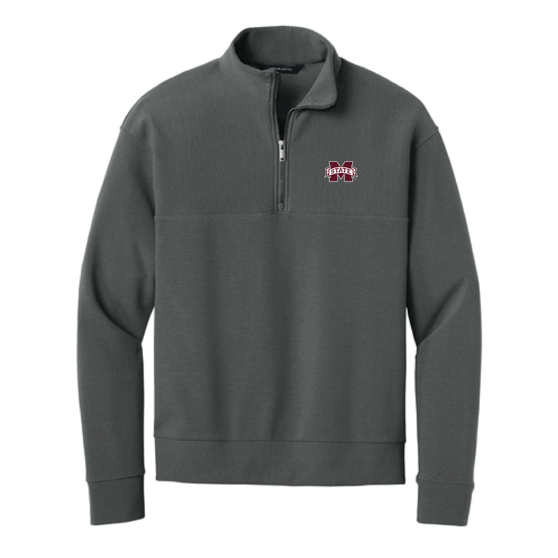 The M State Logo | Gusty Grey 1/4 Zip