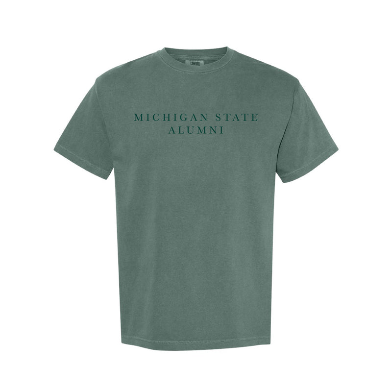 The MSU Alumni Serif | Blue Spruce Tee