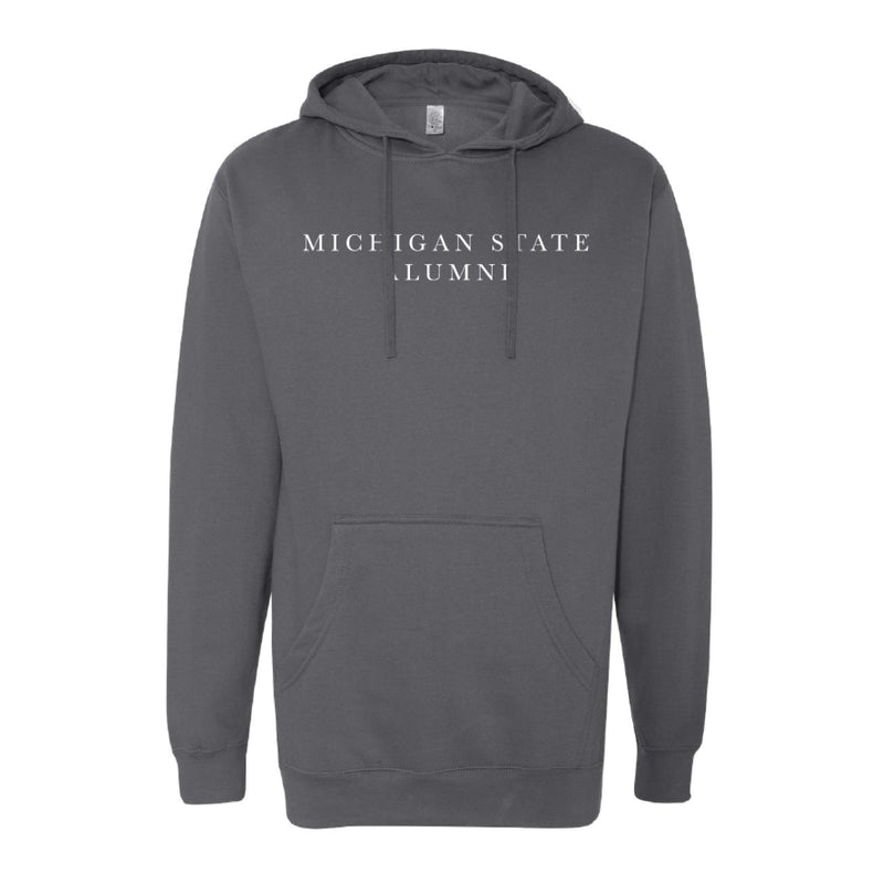 The MSU Alumni Serif | Charcoal Hoodie