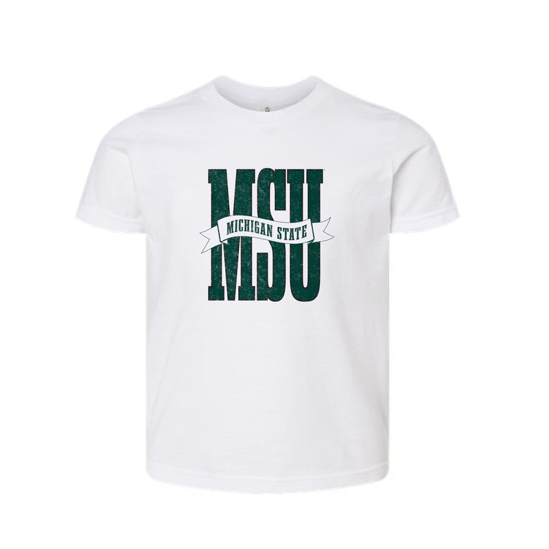 The MSU Banner | Youth White Tee