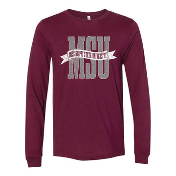 The MSU Banner | Maroon Long Sleeve