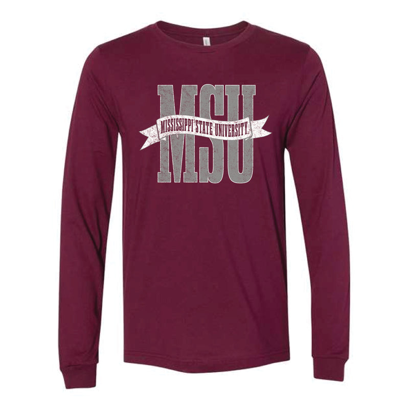 The MSU Banner | Maroon Long Sleeve