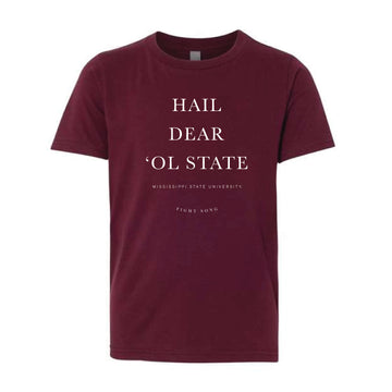 The MSU Fight Song | Youth Maroon Tee