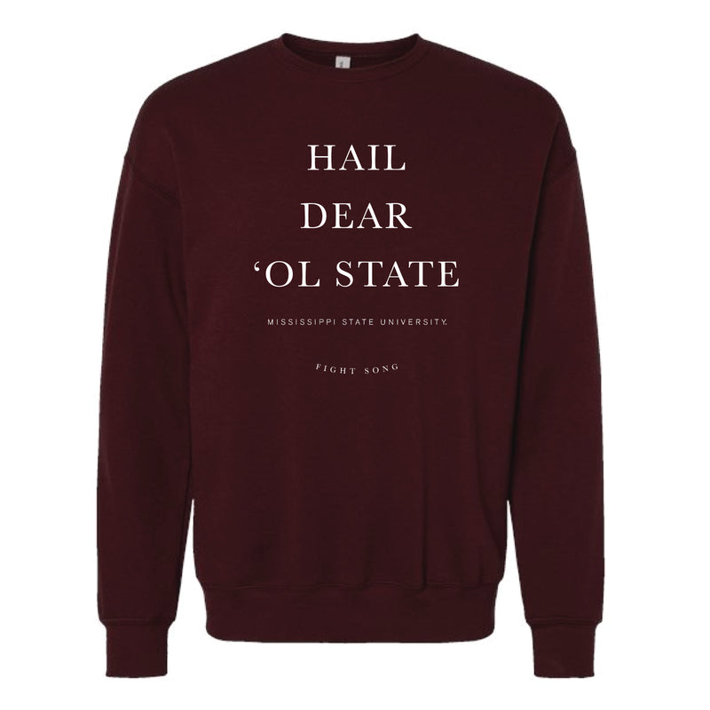 The MSU Fight Song | Maroon Sweatshirt