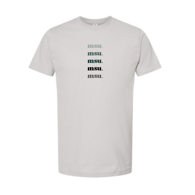 The MSU Repeat | Vintage White Tee