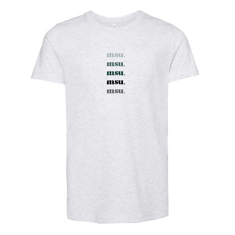 The MSU Repeat | Youth Ash Tee