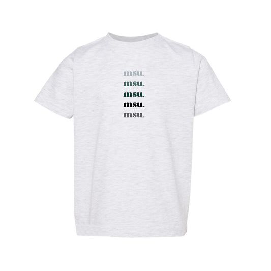 The MSU Repeat | Toddler Ash Tee