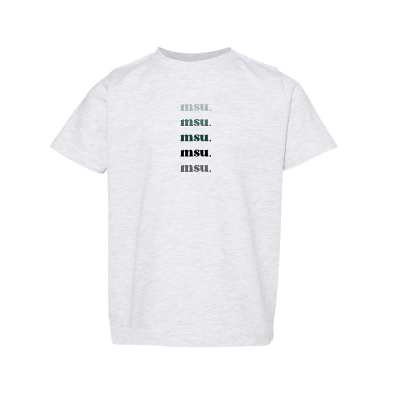 The MSU Repeat | Toddler Ash Tee