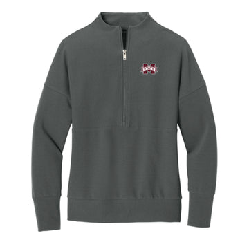 The M State Logo | Storm Grey 1/2 Zip