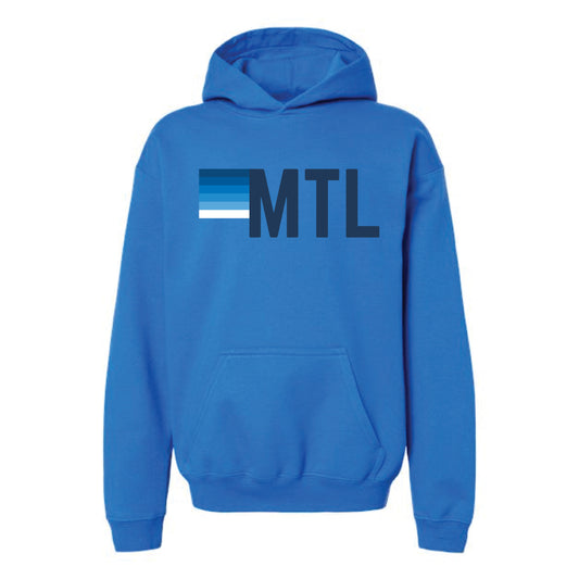The MTL Stripes | Youth Royal Sweatshirt