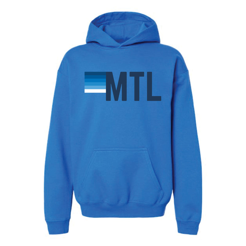 The MTL Stripes | Youth Royal Sweatshirt