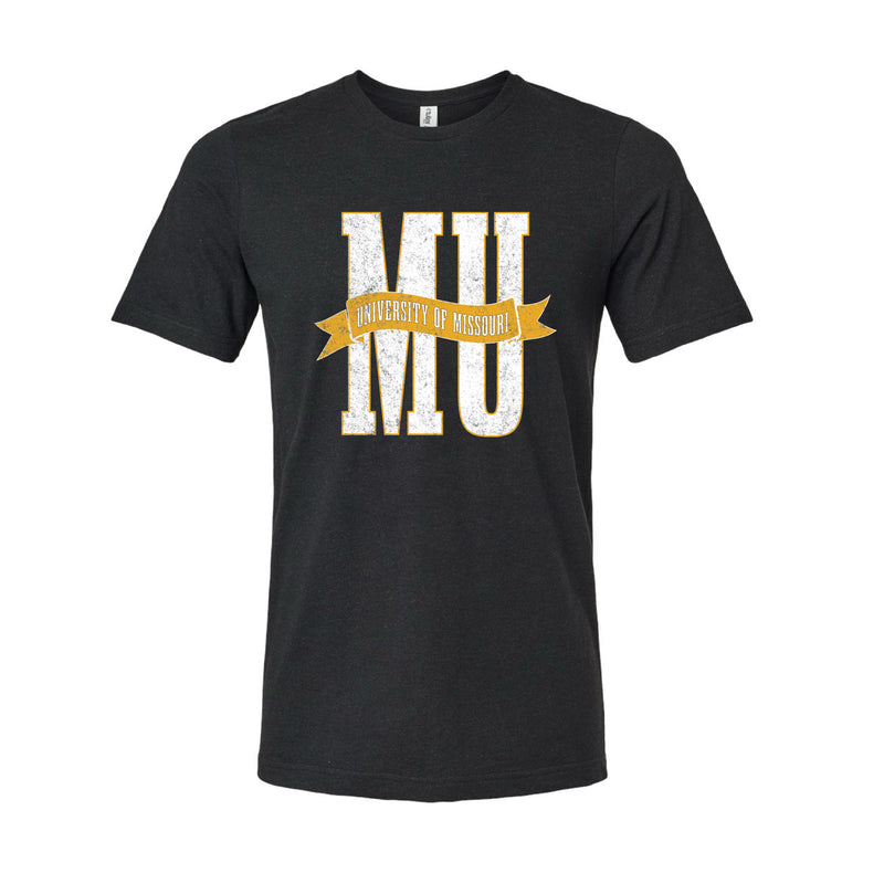 The MU Banner | Heather Black Tee