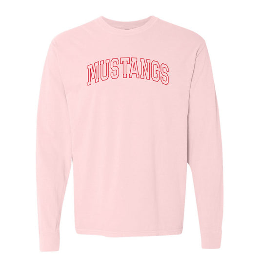 The Mustangs Arch Outline | Blossom Long Sleeve