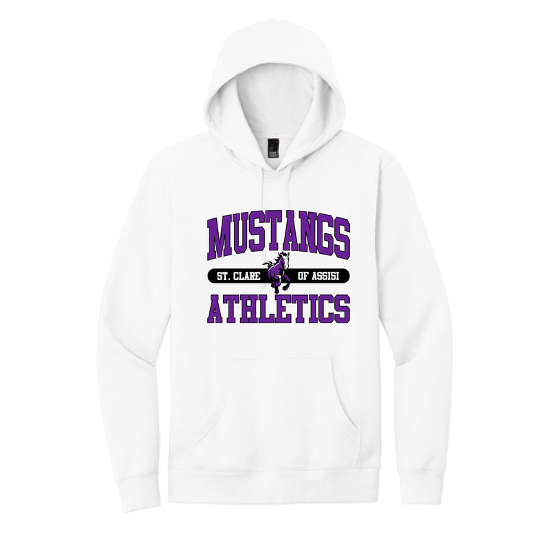 The Mustangs Athletics | White Hoodie