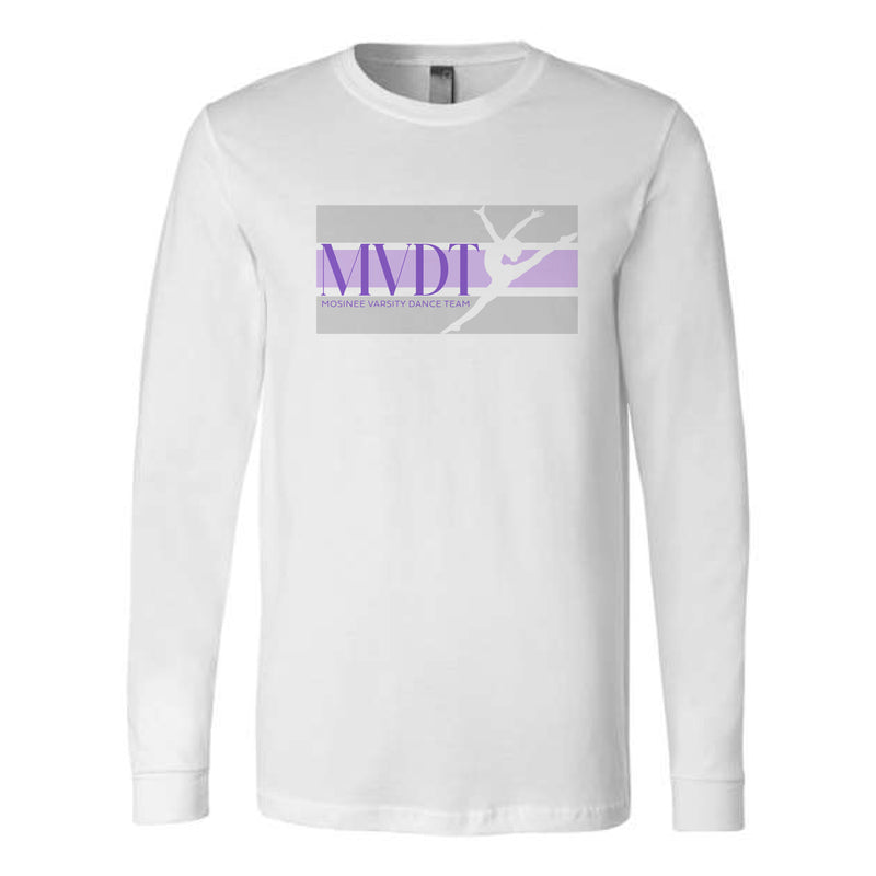 The MVDT Stripes | White Long Sleeve Tee