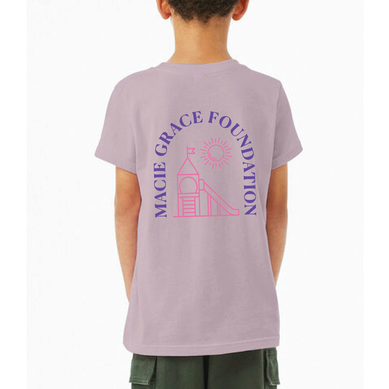 The Macie Grace Playground | Light Violet Youth Tee