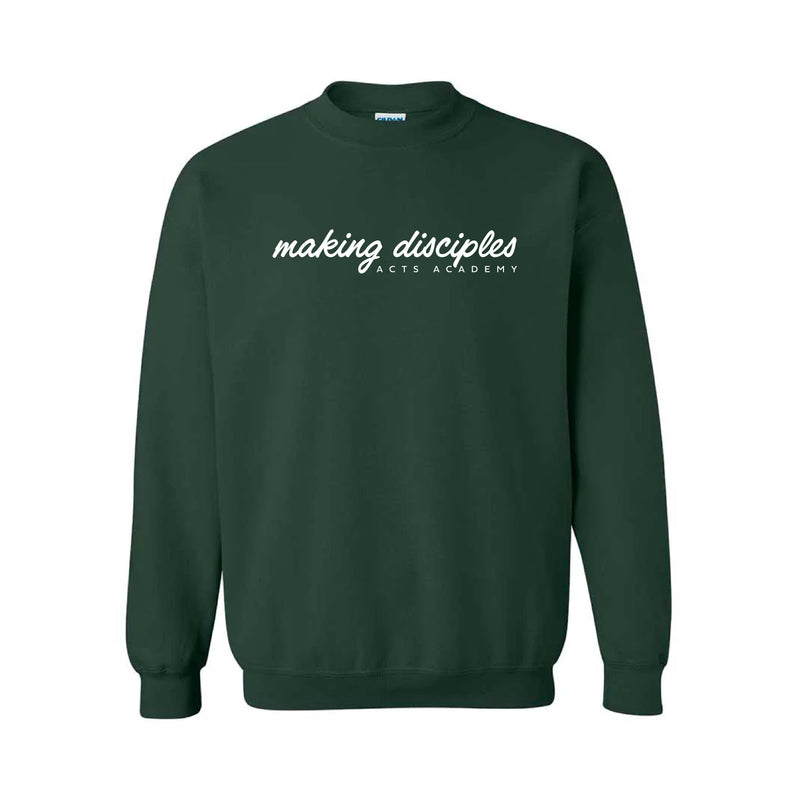 The Making Disciples Script | Forest Oversized Crewneck Sweatshirt