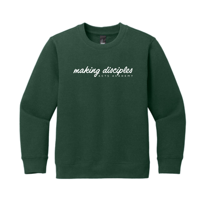 The Making Disciples Script | Forest Green Youth Crewneck