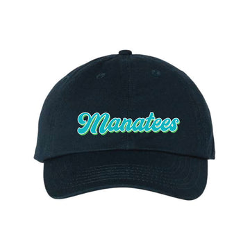 The Manatees Script | Navy Valucap Dad Hat