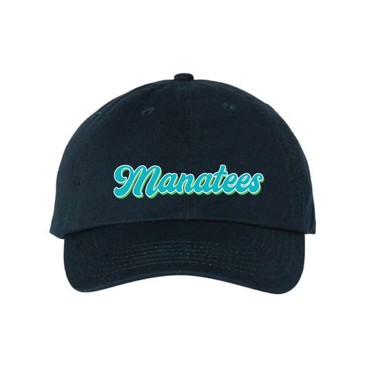 The Manatees Script | Navy Valucap Dad Hat