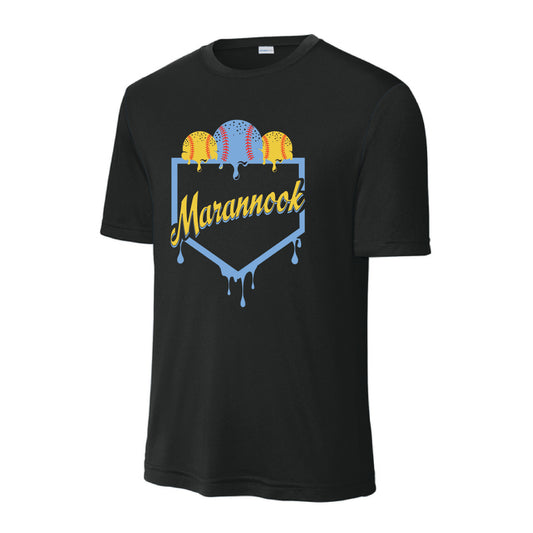 The Marannook Lifestyle | Adult Sport Tech Black Tee
