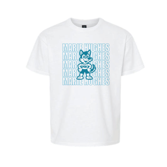 The Marie Hughes Repeat | Youth White Tee