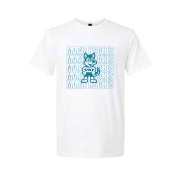 The Marie Hughes Repeat | Adult White Tee
