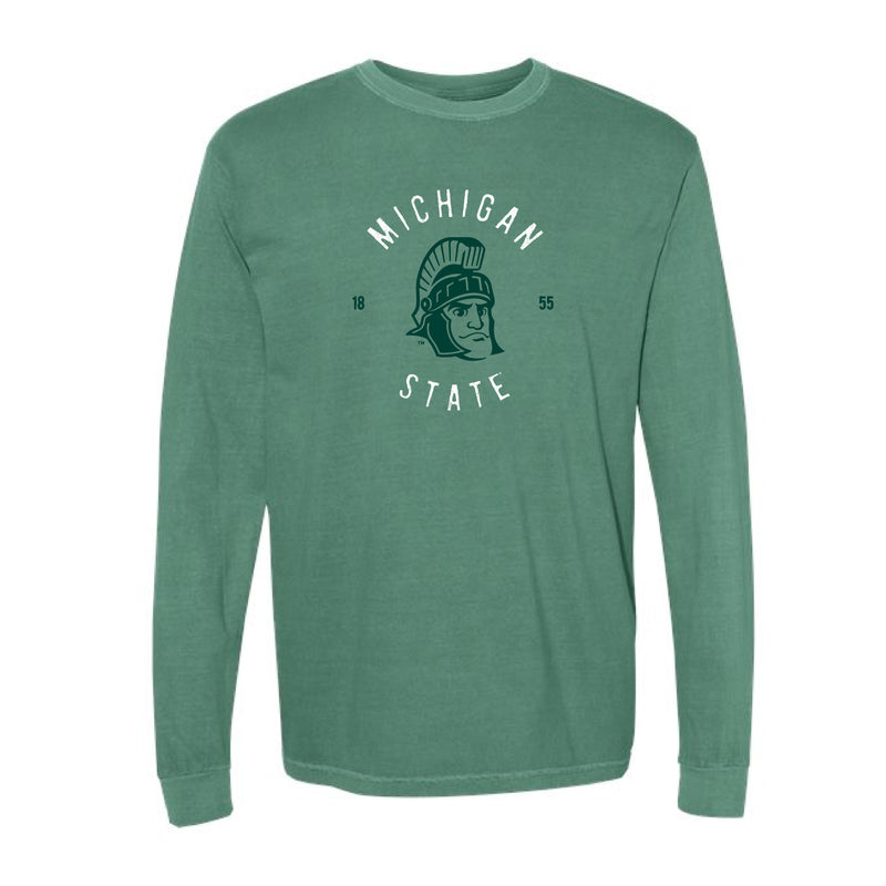 The Michigan State 1855 | Light Green Long Sleeve