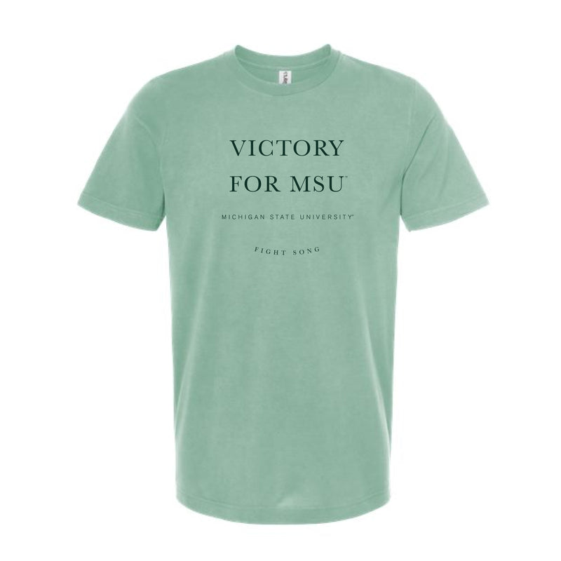 The Michigan State Fight Song | Light Sage Tee