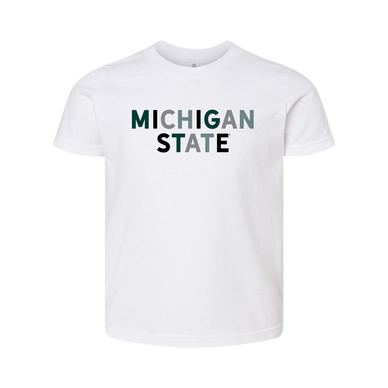 The Michigan State Multi | Youth White Tee