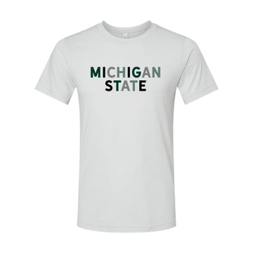 The Michigan State Multi | Heather Silver Tee