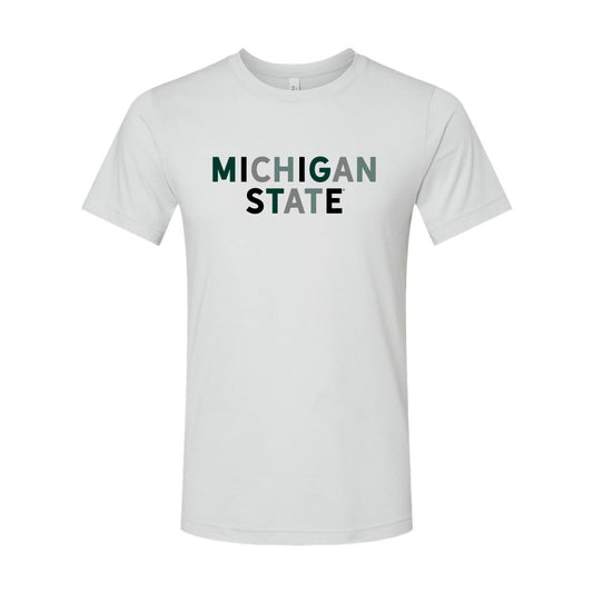 The Michigan State Multi | Heather Silver Tee