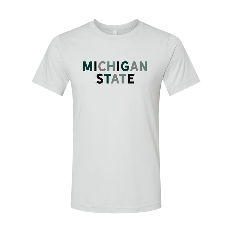 The Michigan State Multi | Heather Silver Tee