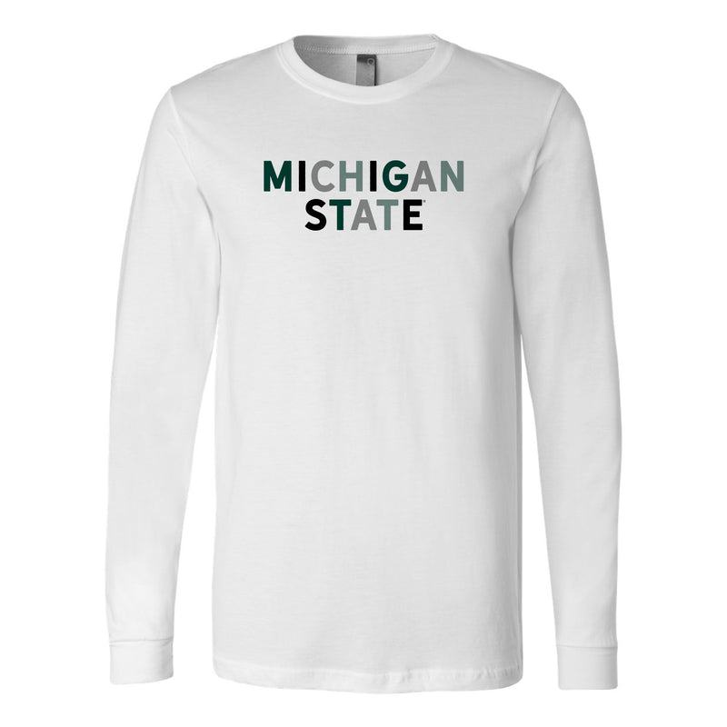 The Michigan State Multi | White Long Sleeve