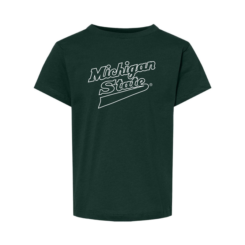 The Michigan State Script Logo | Toddler Forest Tee