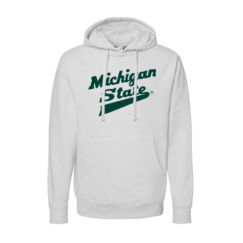 The Michigan State Script Logo | Smoke Hoodie