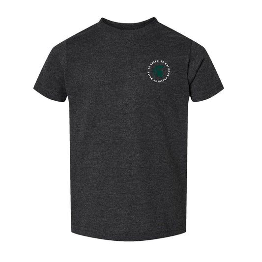 The Michigan State Spirit Circle | Toddler Vintage Smoke Tee