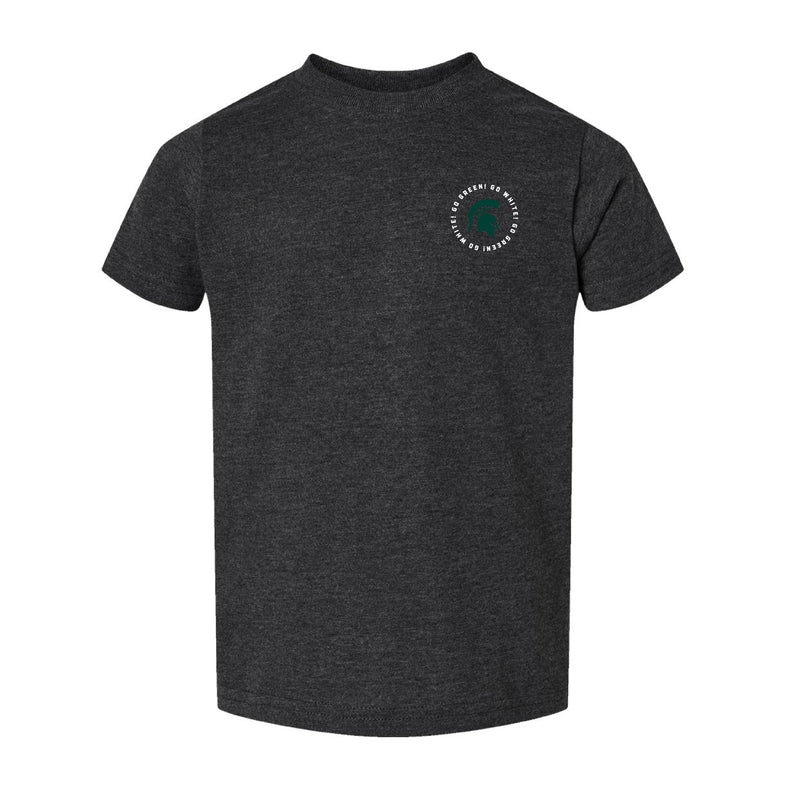 The Michigan State Spirit Circle | Toddler Vintage Smoke Tee