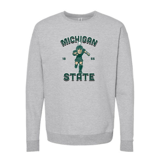 The Michigan State | Heather Grey Sweatshirt